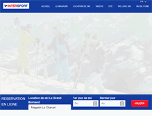 Tablet Screenshot of intersport-grandbornand.com